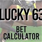 lucky 63 free bet calculator